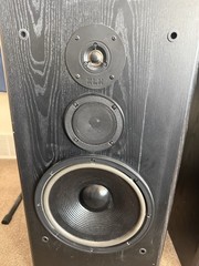 KLH Vintage Model 4132 Tower Floor (2) Speakers Tested/Works Fast Shipping!
