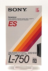 Sony Dynamicron L-750 Beta Blank Video Cassette Tape Sealed