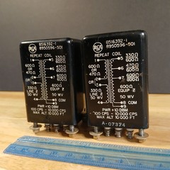 Matching Pair 1950’s RCA 8516392-1 Audio Input Transformers Brass Hardware 1.5″