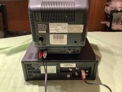 Audiovox AVT-975 9″ Color TV & AVP-6750M VHS Combo Vintage Television
