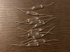 10 New Warm White 8v 200ma XL Axial Wired Lamps ORIGINAL Dial Light Bulb 1/4