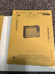 Sams Photofact Set 1416 July 1974 Admiral Sanyo Truetone Color TV + Morse T-4210