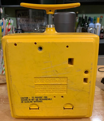 1970’s Panasonic Dynamite Plunger Portable Yellow 8 Track Player No Cord RQ-830S