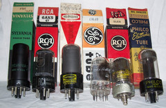 Lot of (100+) NOS & used tubes in boxes,collection,radio,amp,compactron,octal,++