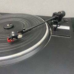 Realistic Optimus LAB-1000 Belt Drive Automatic Turntable Works No Lid No Needle
