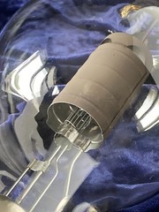 250TH HI MU Power Triode LOW hours, INTACT Filament for BC-610-E JAN Contract
