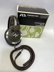 Vintage Headphones Soundesign 355 Stereo Over The Ear Cans Excellent Condition