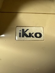 Vintage iKko Push Button Desk Phone Beige Retro Business Telephone Taiwan