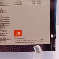 JBL MR Series Loudspeakers Brochure Fold Out Sales Vintage 1993