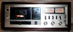 TEAC A-601R works but has few small issues! Real wood case! READ description