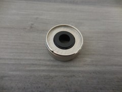 Two Piece Split Knob Assembly Knurled Edging Unknown Model