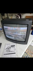 SHARP 13″ CRT TV Retro Gaming Color Television Model 13N-M100B W/ Remote Tested