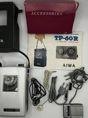Aiwa TP-60R Tape Recorder – Vintage 1965 – Very Rare – WORKING – Read Desc