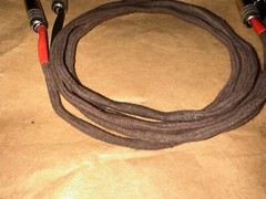 RCA Interconnect signal cable (Western Electric cloth shield wire for 300B amp)