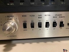 McIntosh MAC 1700 Stereo Receiver – Recapped, Serviced, w/Solid Walnut Cabinet