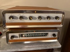 1958 to 61 Grommes 24PG Tube Amplifier and 102 GTA Tube Tuner