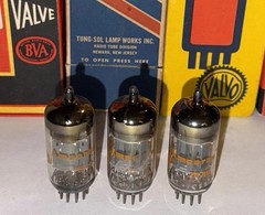 (1) Amperex By Mullard Blackburn LOW NOISE 12AX7 7025 E83CC Tube W/Matched Codes