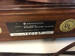 Vintage Kenwood KP-1022 Belt Drive Turntable – As-Is, Untested (1970s)