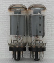 Strong Matched Pair of GE General Electric 7591A Vacuum Tubes : Coin Base