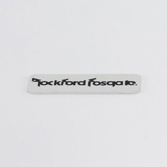 Rockford Fosgate Speaker Logo Badge Custom Made 32.5mm(1.28″)X11mm(0.43″)