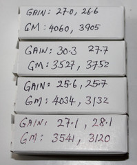 4 X Amperex Bugle Boy 6DJ8 / ECC88 tubes, made in Holland, Tested Excellent (43)