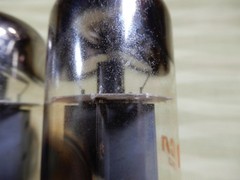 RCA 6550 Vacuum Tubes (2) Matched 99% and 100% Both Missing Center Lugs