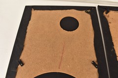 Pair “The Larger Advent” Loudspeaker Grills -New Grill Cloth-