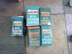 lot of Vtg AudioTex Hi Fi Speaker Selector & Volume Control NOS