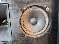 One Vintage Pioneer CS 99 Speaker Untested As-Is For Parts Restore No Grill