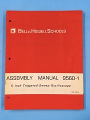 Lot of 7 Bell & Howell Schools Oscilloscope & Multimeter Manuals