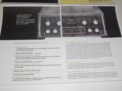 McIntosh 1970 C28 Brochure Solid State Preamp 4 pg, Specs/Info/Article