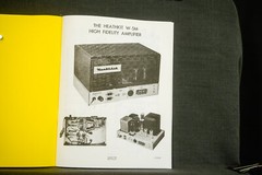 Heathkit W-5M tube amplifier manual build assembly operation diagrams
