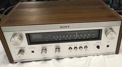 Sony STR-7015 Vintage FM Stereo FM-AM Receiver w/ Wood Case Cabinet