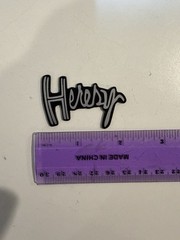 KLIPSCH SPEAKER GRILL HERESY LOGOS/BADGES SILVER