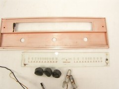 Vintage Harman Kardon Sonnet T230 Original Factory Faceplate Glass Knobs Lamps