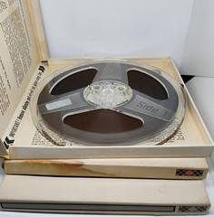 Lot Of 10 Used 7″ Very Good Condition Reel To Reel Assorted Brands & Box Aged