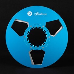 New One 10.5″ Blue Silver Aluminium Empty Tape Reels For R2R Tape Recorders
