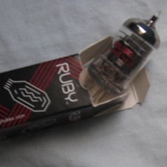ruby vacuum tube ((12ax7)… free shipping)