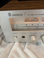 Vintage Sherwood S-7450 CP, 30W AM/FM/Stereo Receiver, 1979. Tested FM