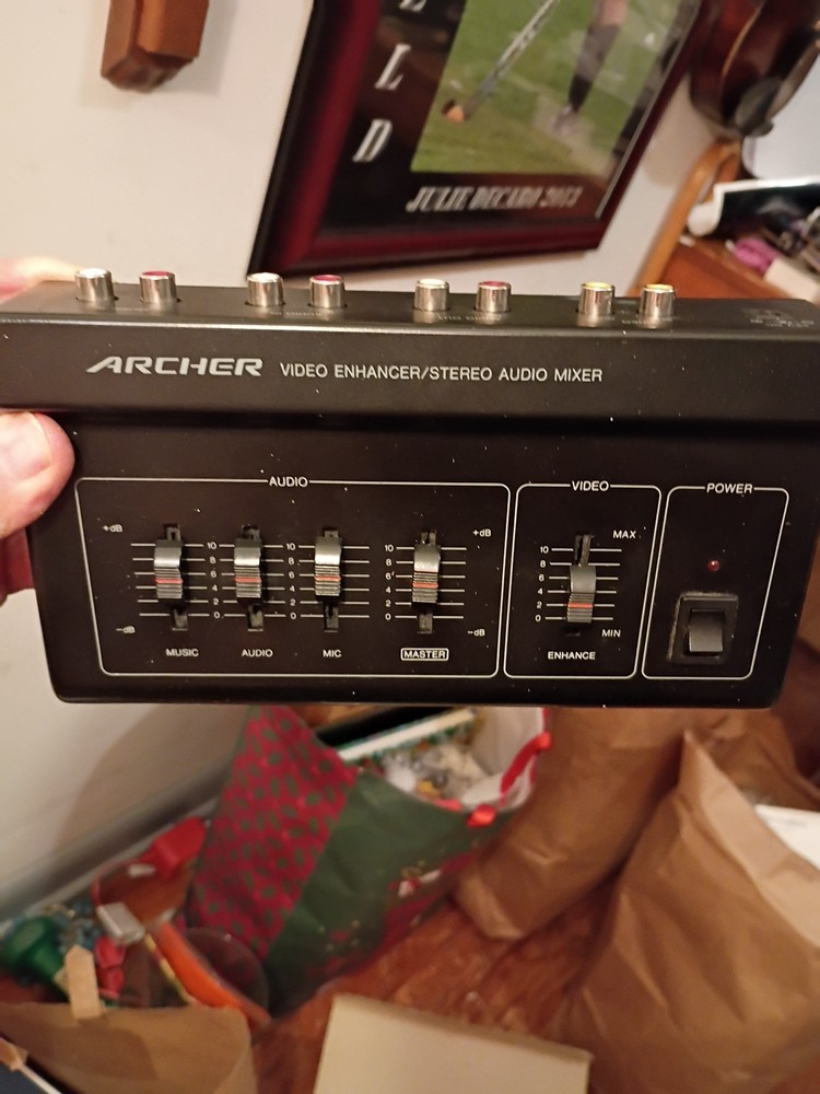 Archer Video Enhancer Stereo Audio Mixer 15-1961 music soundtrack mixing BN