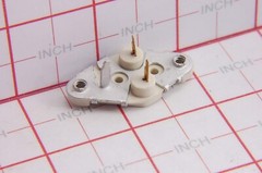 Lot of 2 – DYNACO HAFLER Transistor Socket, TO-3, White Ceramic, Gold Pins, New