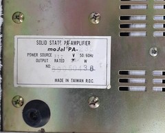 Philmore PA-235 PA Amplifier Solid State Public Address Vintage