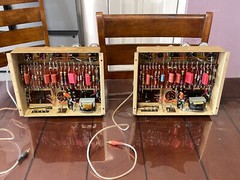 VINTAGE LEAK TL/10 POINT ONE MONO TUBES AMPLIFIERS MATCHED PAIR 110-120V RARE