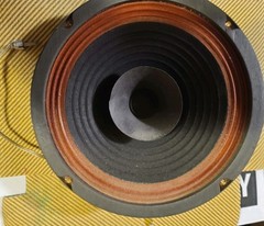 VINTAGE 1963 UTAH C-8R 8 INCH CHAMP SPEAKER 8 OHMS FENDER TWEED 5F1 MODEL