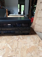 Fisher Double Cassette Deck CR-W-9015 Tested Both Decks Play