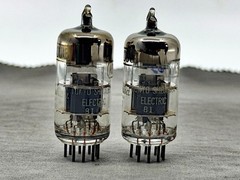Matched Balanced Toshiba M3624 6DJ8 ECC88 Tubes O Getters Test NOS TV-7BU