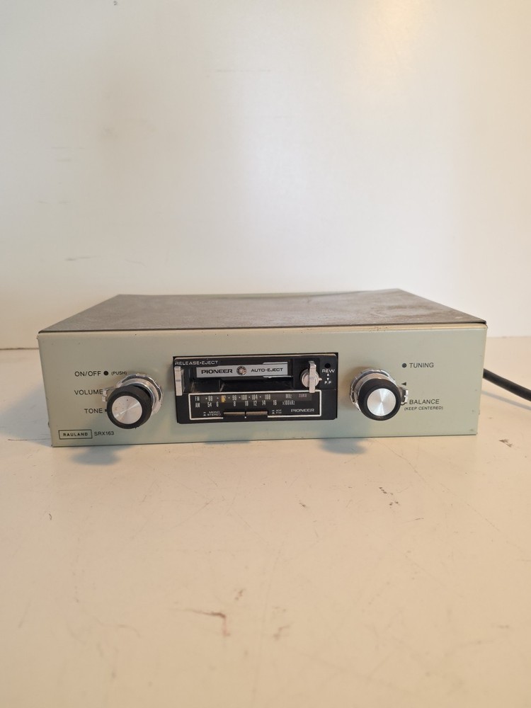 Pioneer Rauland SRX163 Tuner Cassette Player School Intercom System Vintage