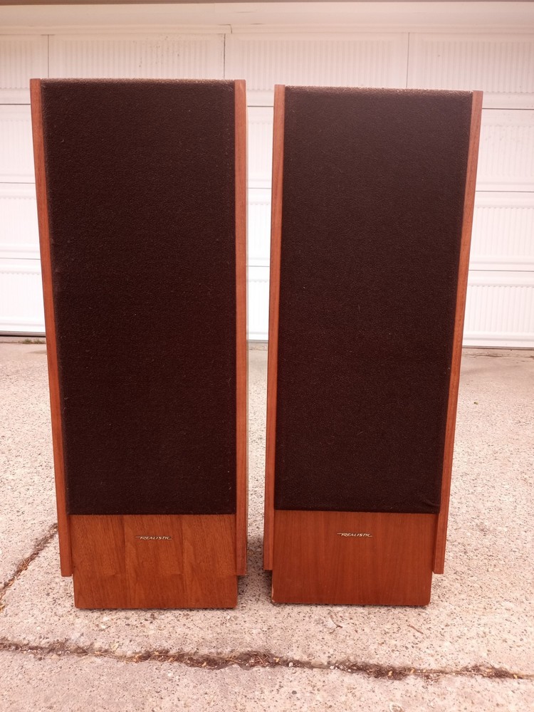 Vintage Realistic Optimus T-100 Speakers Tested And Working Read Description