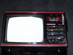 Vintage Magnavox BD 3908 CH02 Portable TV Radio (1989) Power Supply B&W Works!