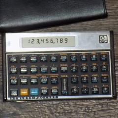 HP 15C Scientific Calculator Hewlett Packard Vintage Voyager Series Black Case